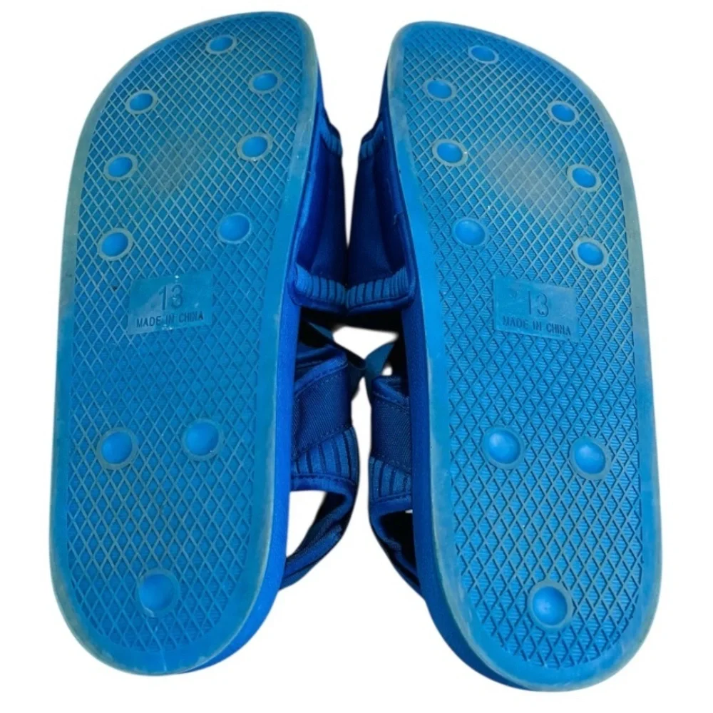 Adidas x Pharrell Adilette 2.0 Men’s Blue Colorway Sandals Size 13